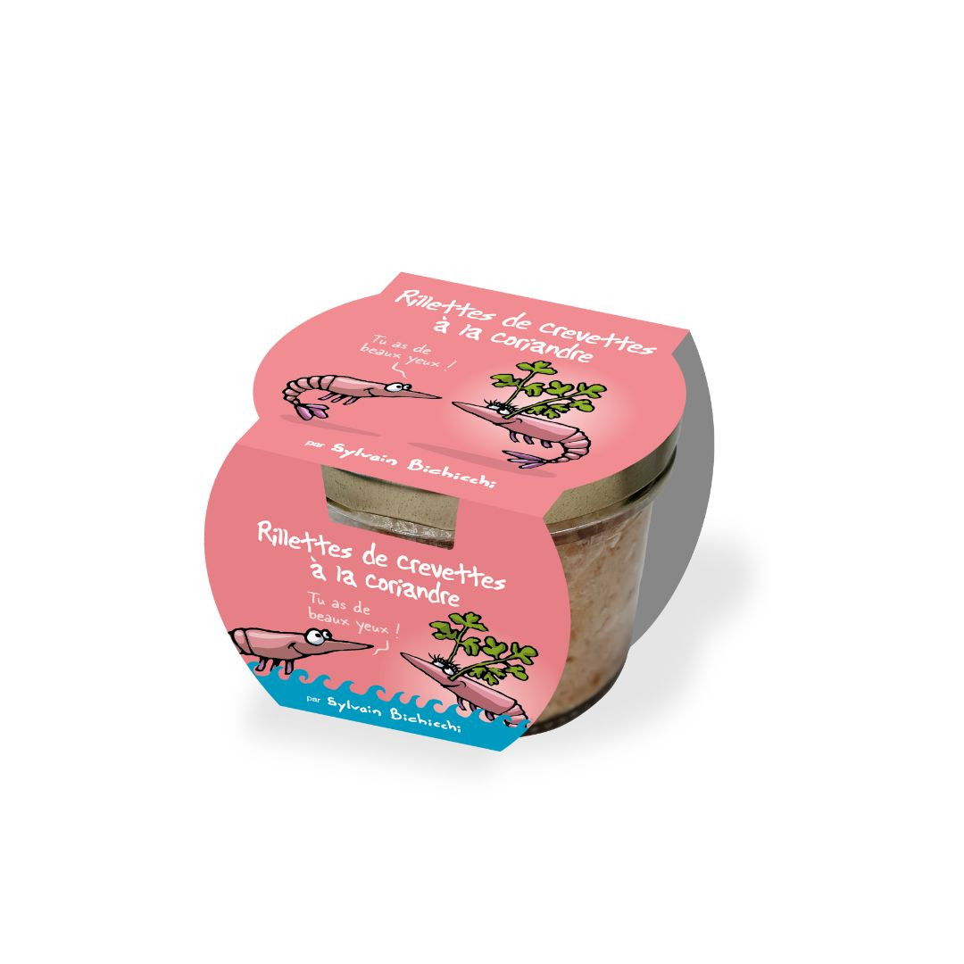 Achat Rillettes de crevettes à la coriandre 90g en ligne 1 