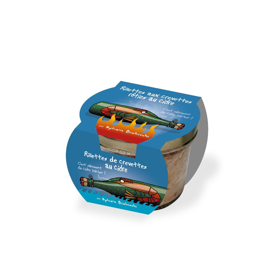 Achat Rillettes de crevettes rôties au cidre 90g en ligne 1 