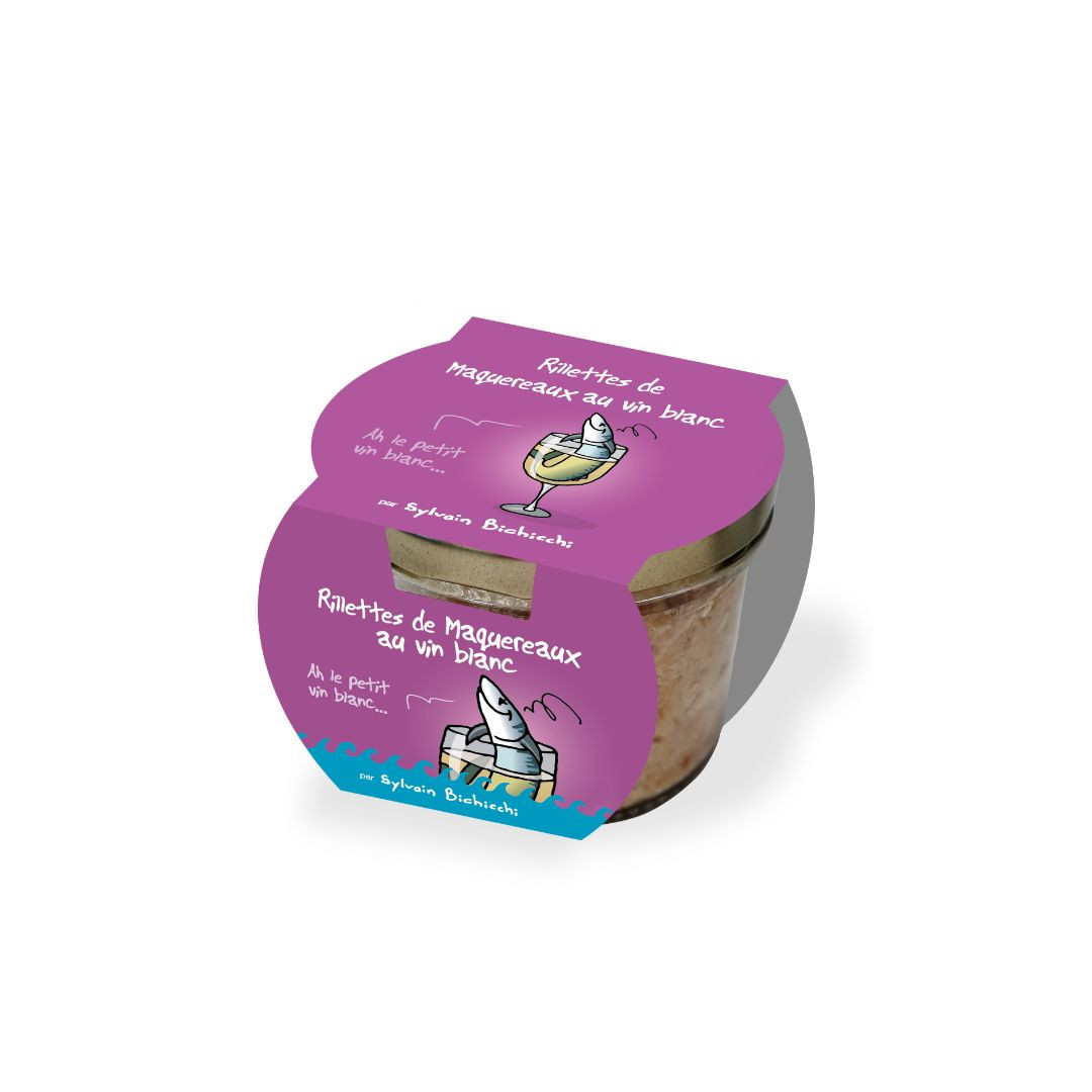 Achat Rillettes de maquereau au vin blanc 90g en ligne 1 