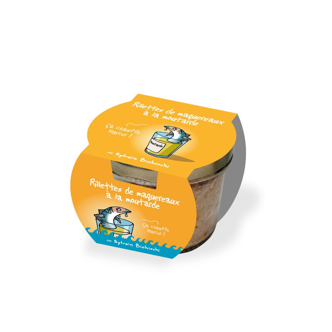 Achat Rillettes de maquereau à la moutarde 90g en ligne 1 
