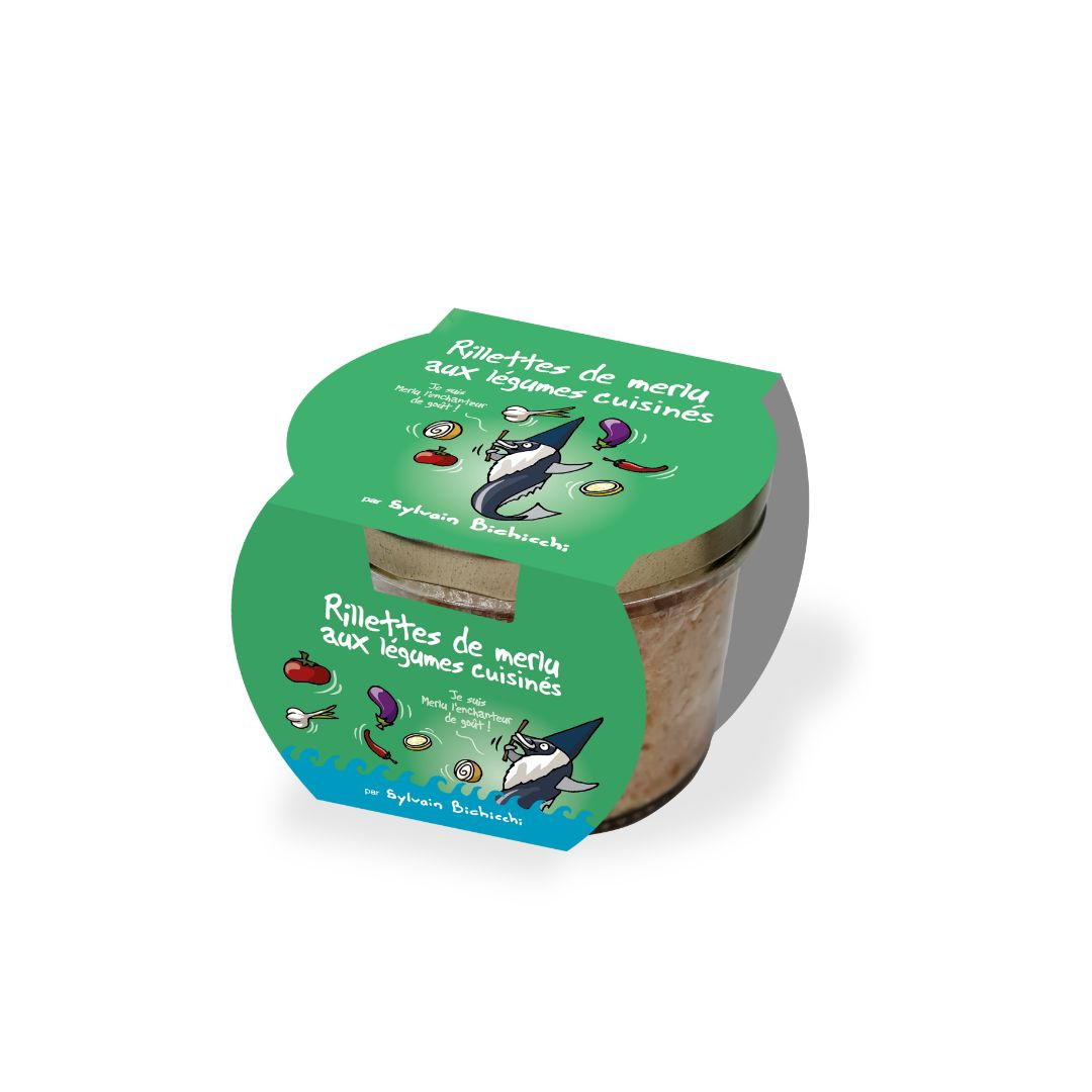 Achat Rillettes de merlu aux légumes confits 90g en ligne 1 