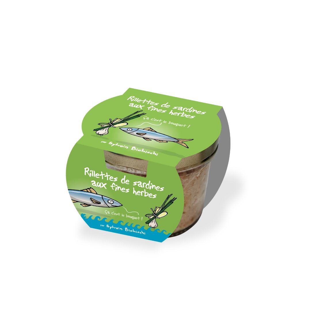Achat Rillettes de sardine aux fines herbes 90g en ligne 1 