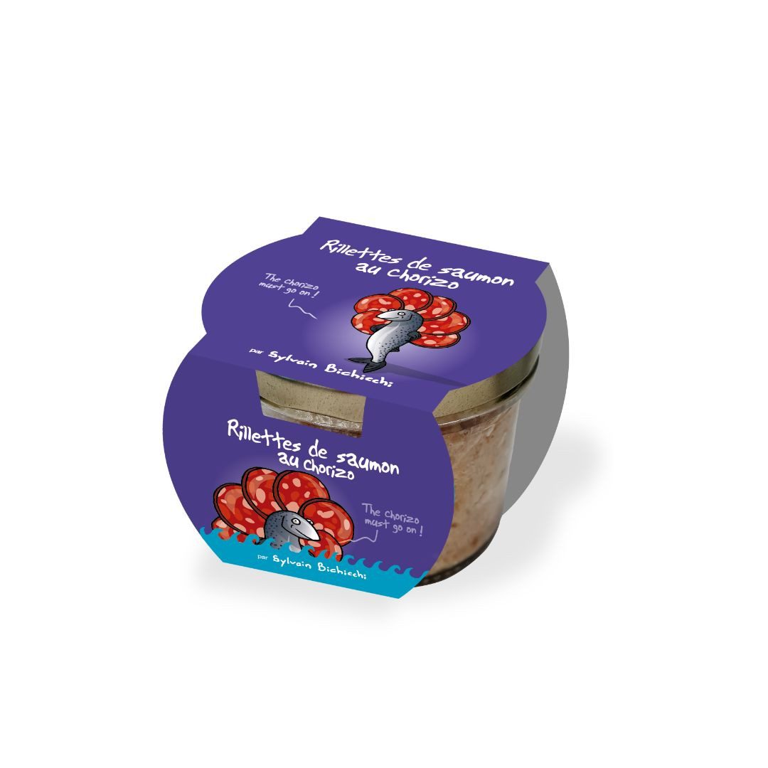 Achat Rillettes de saumon au chorizo 90g en ligne 1 