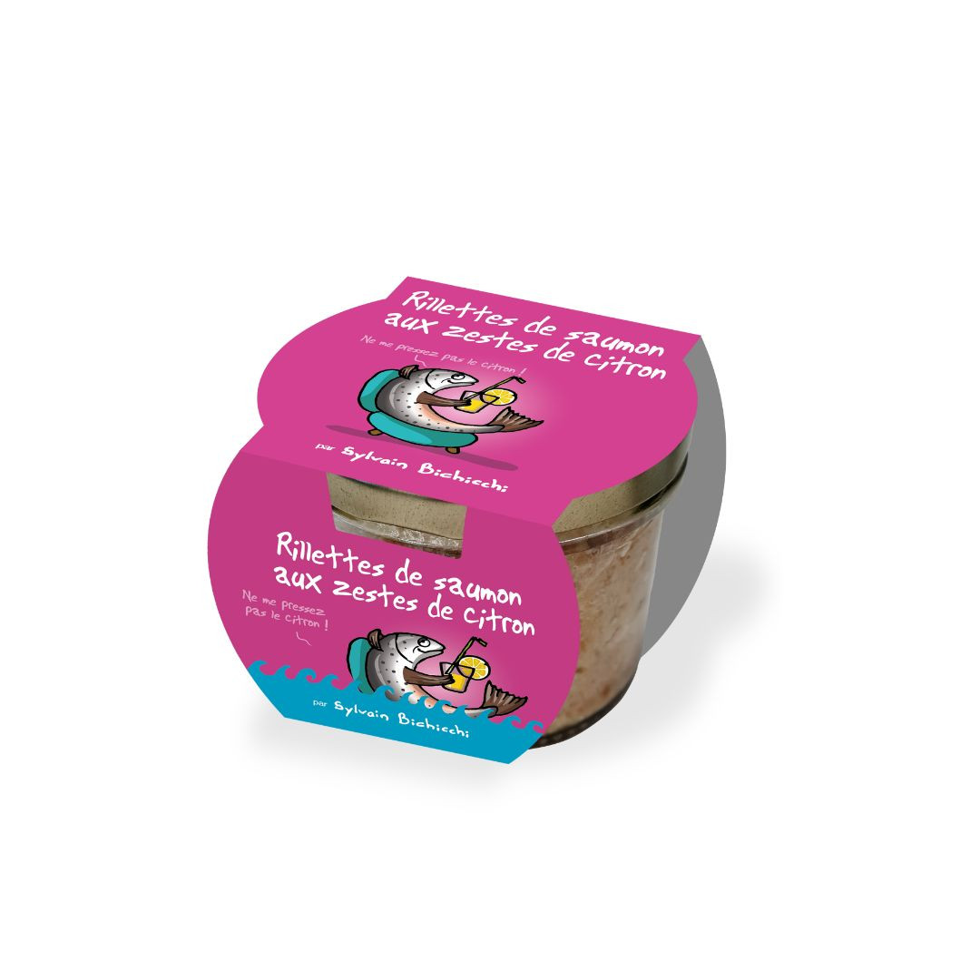 Achat Rillettes de saumon au zeste de citron 90g en ligne 1 