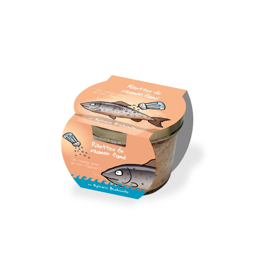 Achat Rillettes de saumon fumé 90g en ligne 1 