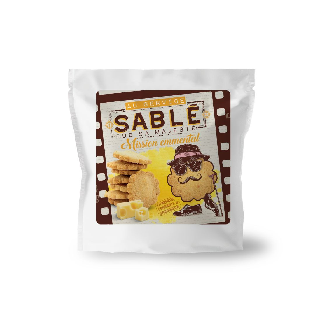 Achat Sachet mini sablés apéritifs emmental 100g en ligne 1 