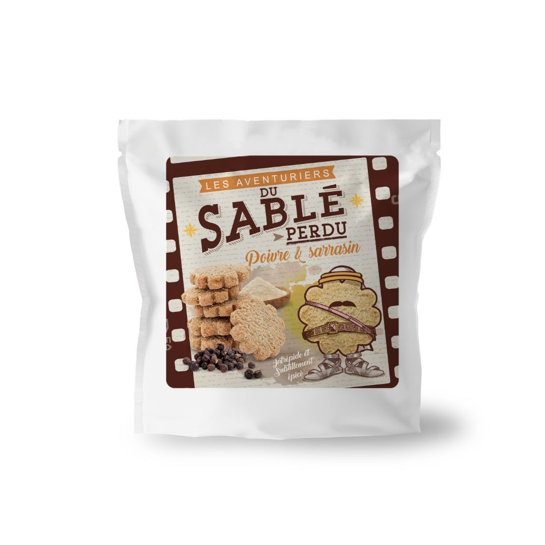 Achat Sachet mini sablés apéritifs poivre et sarrasin 100g en ligne 1 