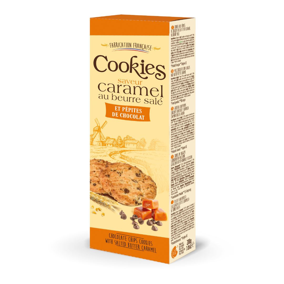 Achat Etui biscuits aux pépites de chocolat et aux éclats de caramel en ligne 1 