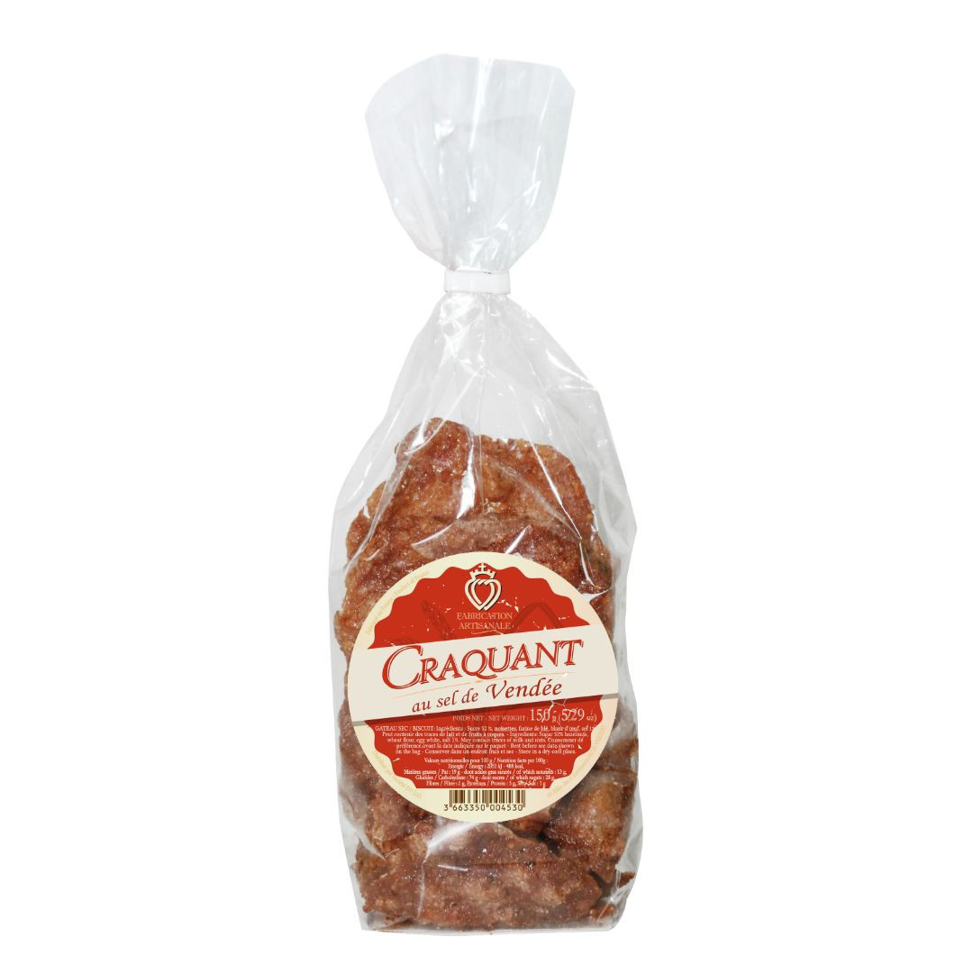 Achat Sachet Vendée vintage craquants au sel de Vendée en ligne 1 