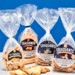 Sachet craquants au caramel au beurre salé