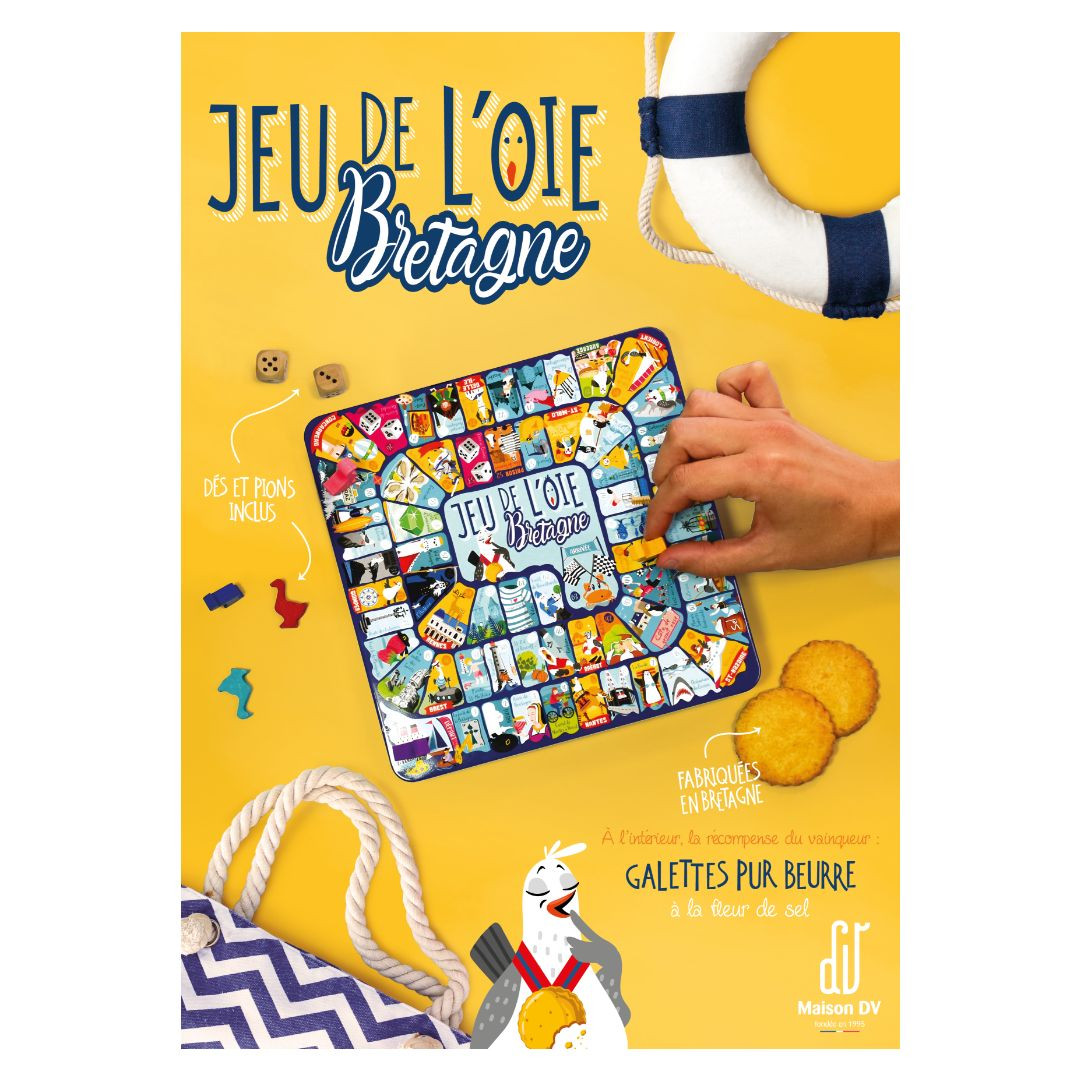 Achat Affiche A5 jeu de l'oie Bretagne en ligne 1 