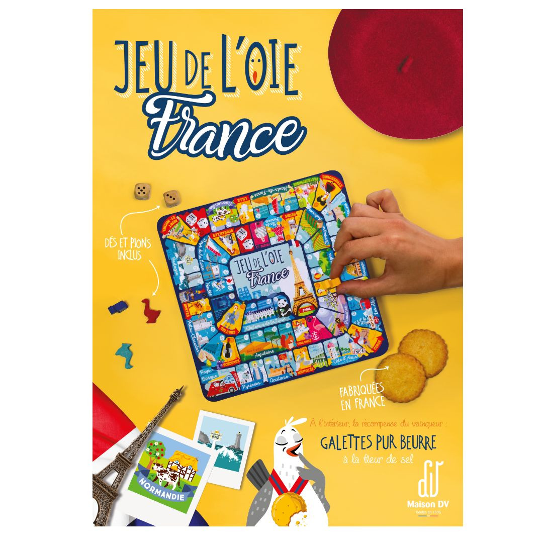 Achat Affiche A5 boîte jeu de l'oie France en ligne 1 