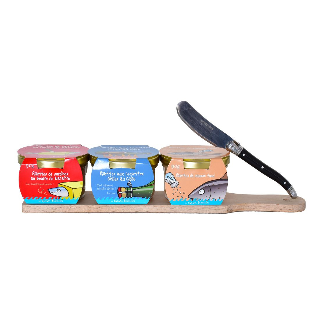 Achat PLANCHETTE DE RILLETTES AUX POISSONS X3 + TOASTINEUR en ligne 1 