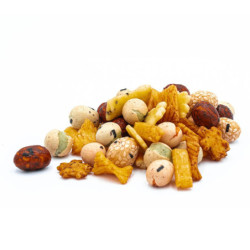 Cône Super Papa mix apéritif minis biscuits maïs cacahuètes enrobées