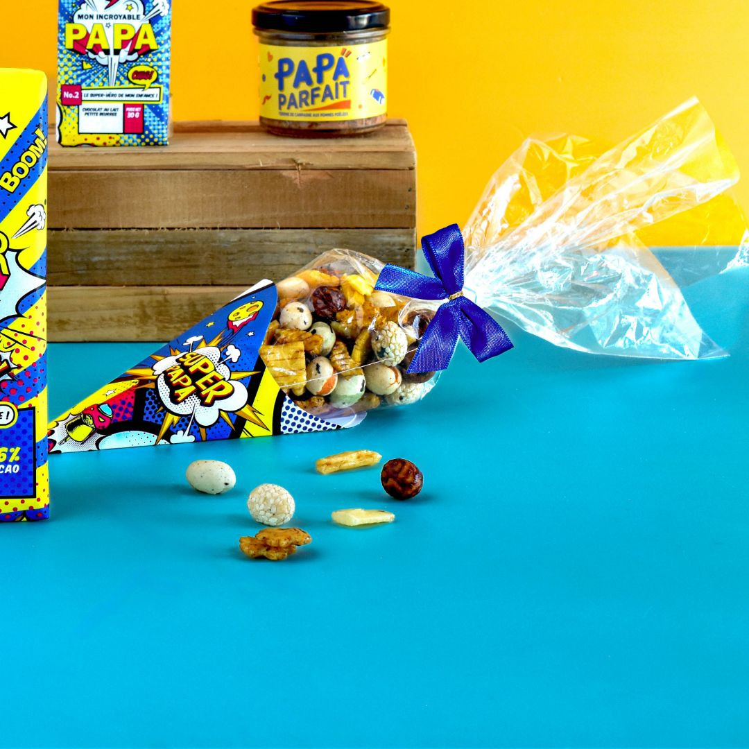 Achat Cône Super Papa mix apéritif minis biscuits maïs cacahuètes enrobées en ligne 3 