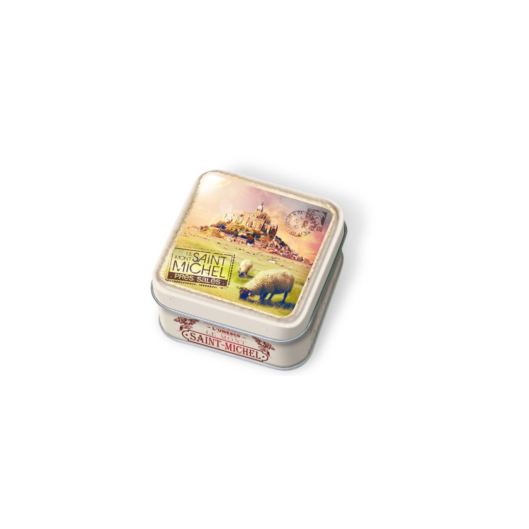 Achat Boîte savon Mont-Saint-Michel vintage caramels au beurre salé fabriqués en Normandie en ligne 1 