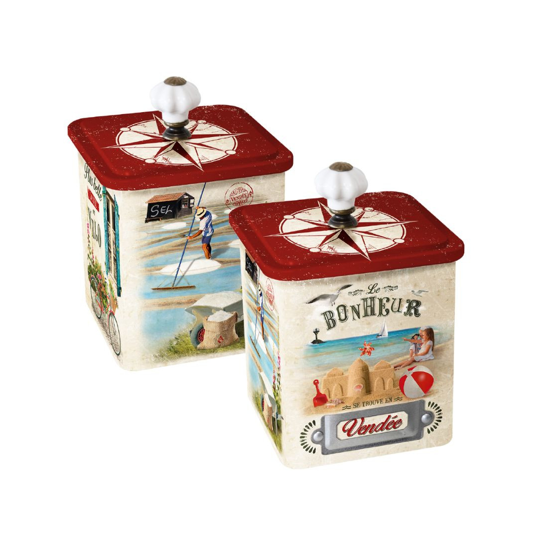 Achat Boîte demi collector caramels au beurre salé et à la fleur de sel de Vendée en ligne 1 
