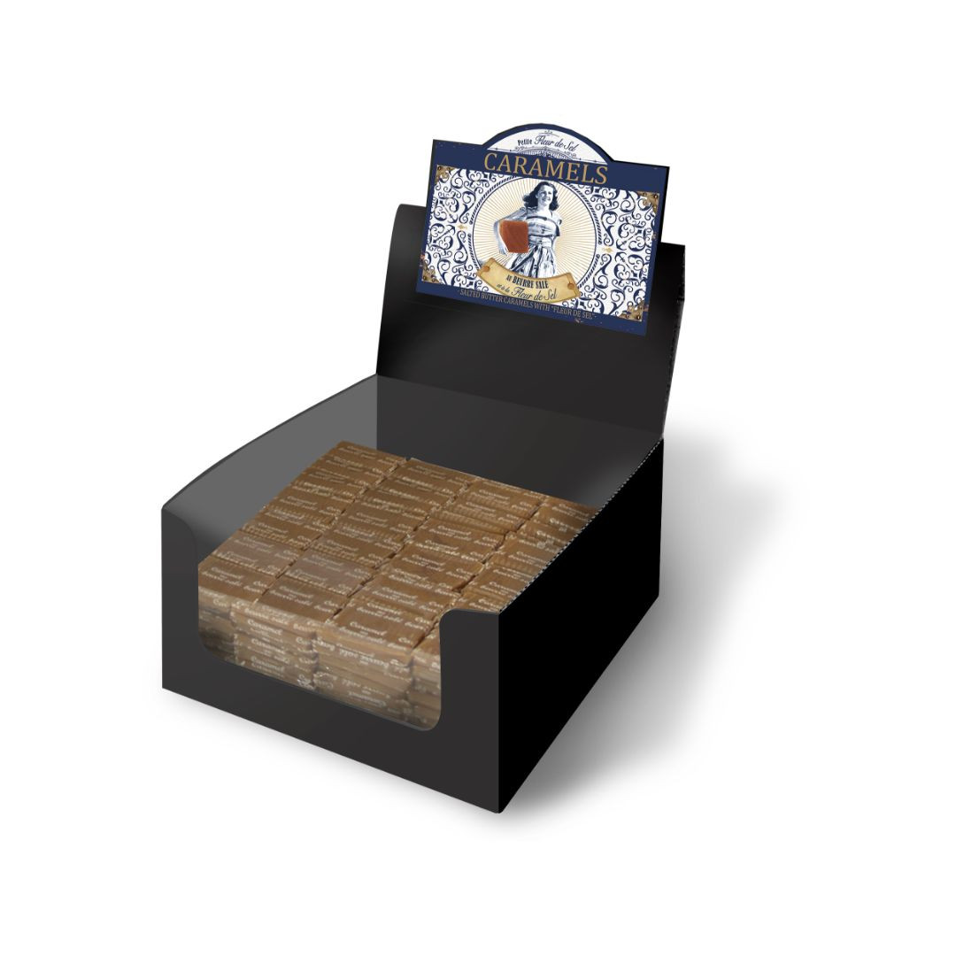 Achat Présentoir petite fleur de sel bouchées au caramel au beurre salé en ligne 1 