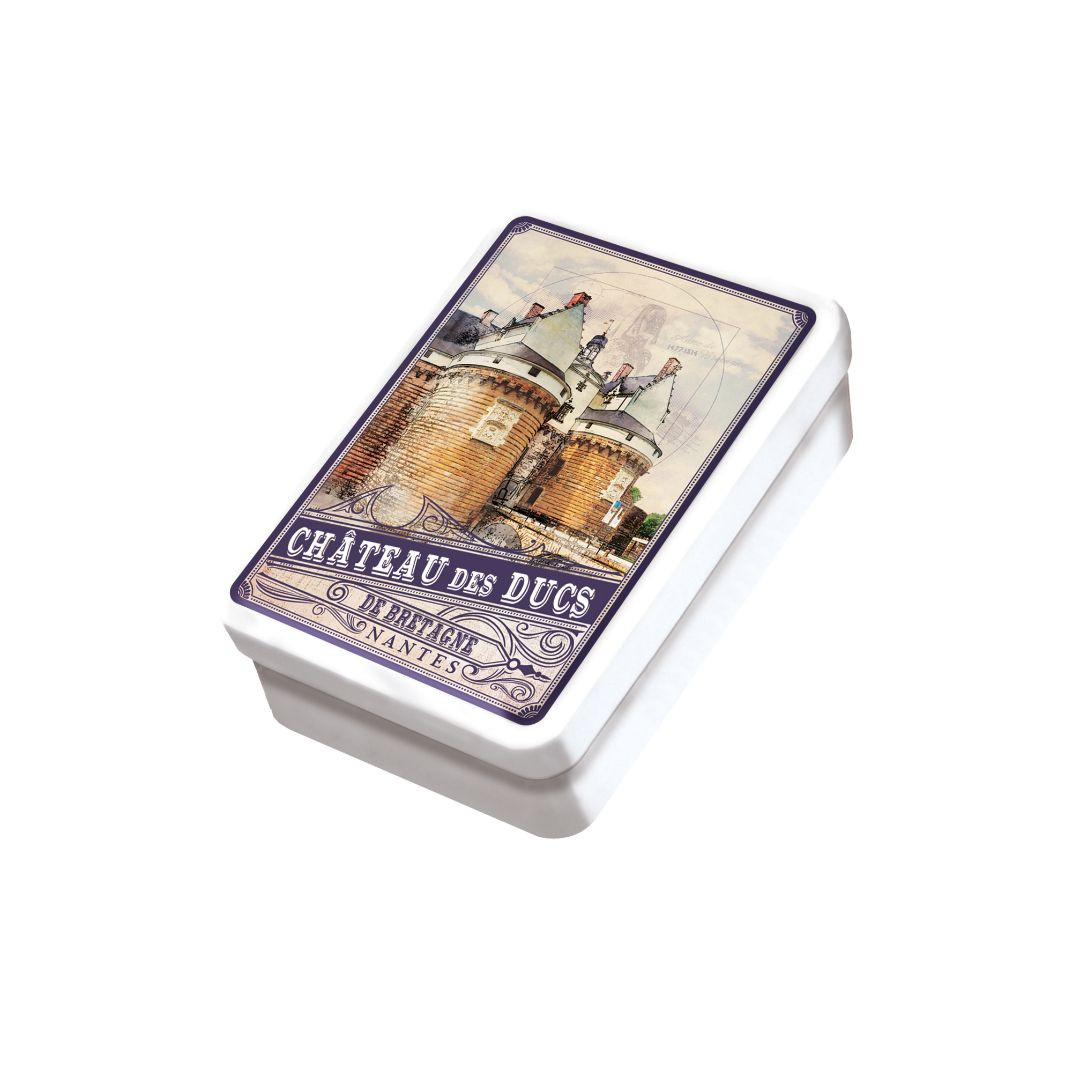 Achat Boîte demi-sucrette Nantes vintage château des ducs caramels au beurre salé et à la fleur de sel de Guérande en ligne 1 