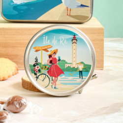 Boîte cirage île de Ré bonbons caramel à la crème