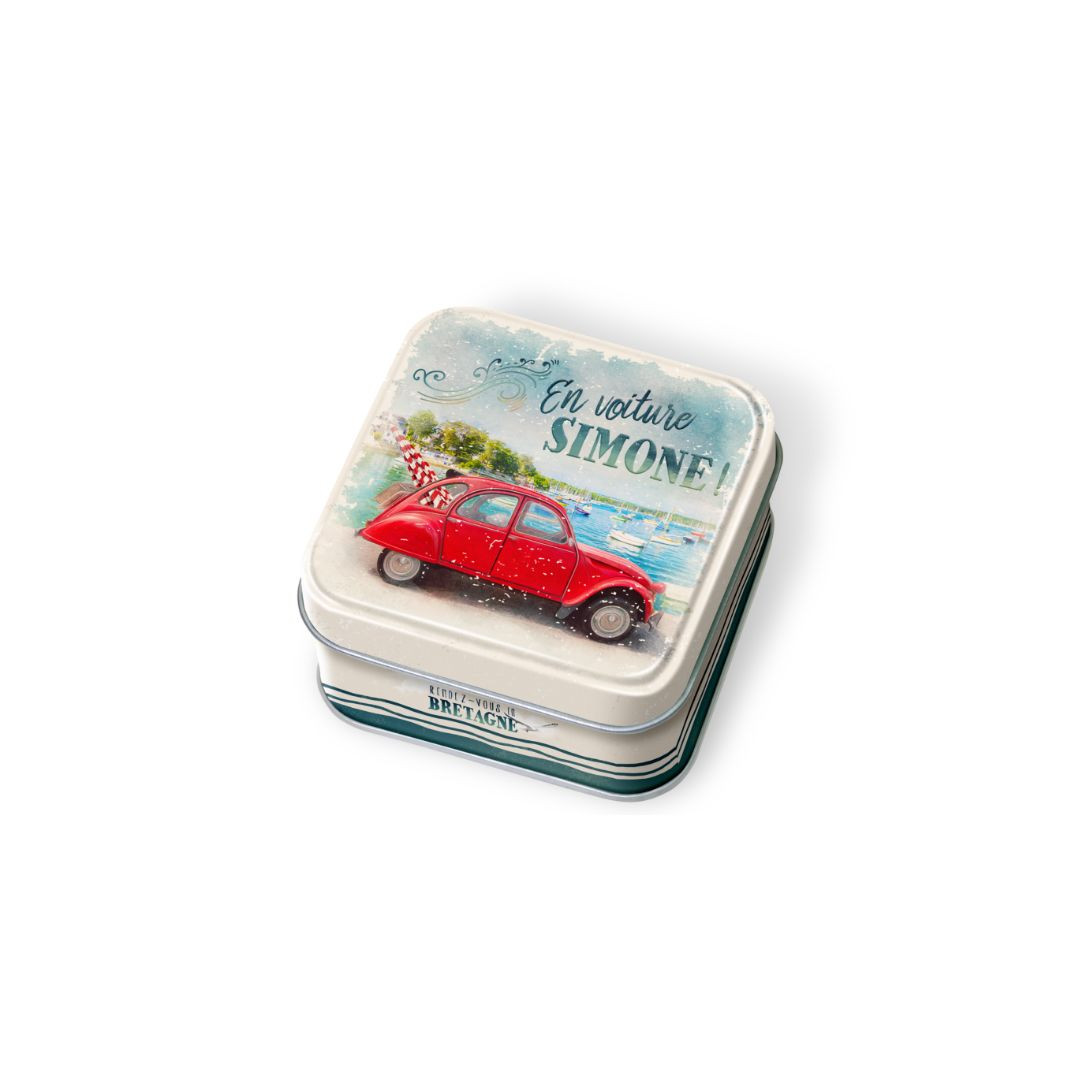 Achat Boîte savon Bretagne vintage voiture simone caramels au beurre salé et à la fleur de sel de Bretagne en ligne 1 