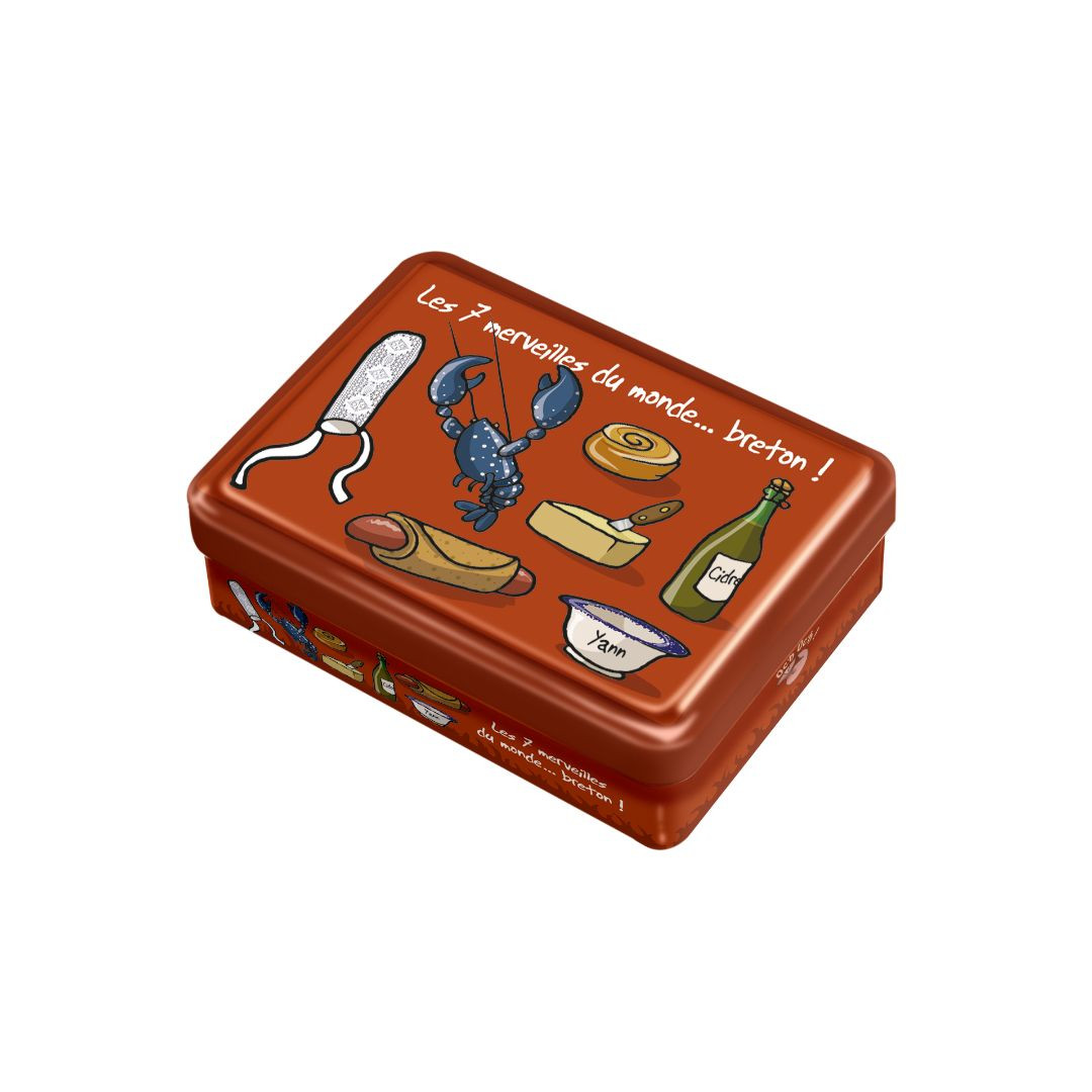 Achat Boîte demi sucrette les 7 merveilles caramels au beurre salé et à la fleur de sel de Bretagne en ligne 1 