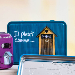 Boîte demi sucrette "Il pleut comme … " HIHIHI caramels au beurre salé