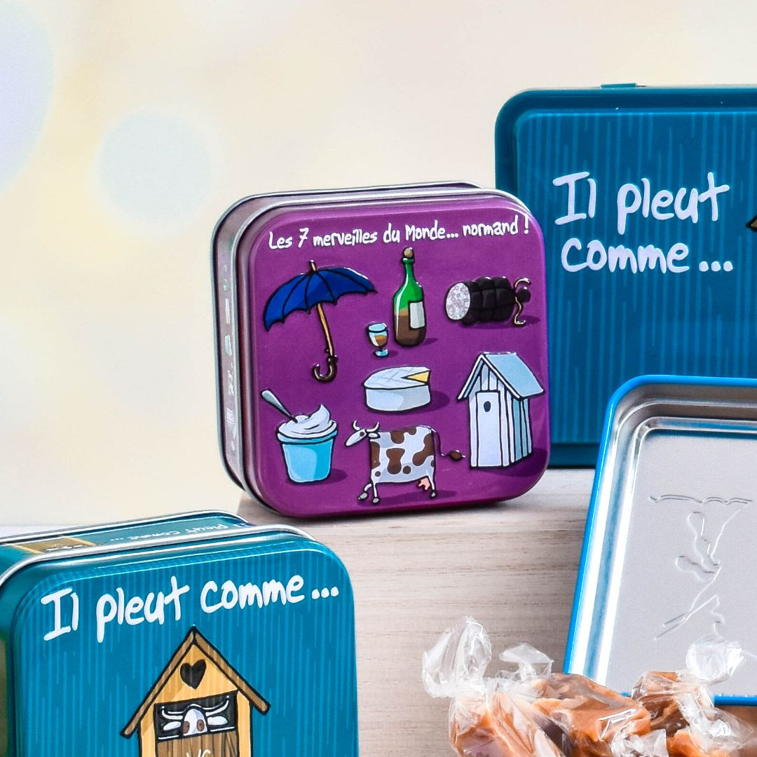 Achat Boîte savon "Les 7 merveilles Normandes" caramels au beurre salé en ligne 3 