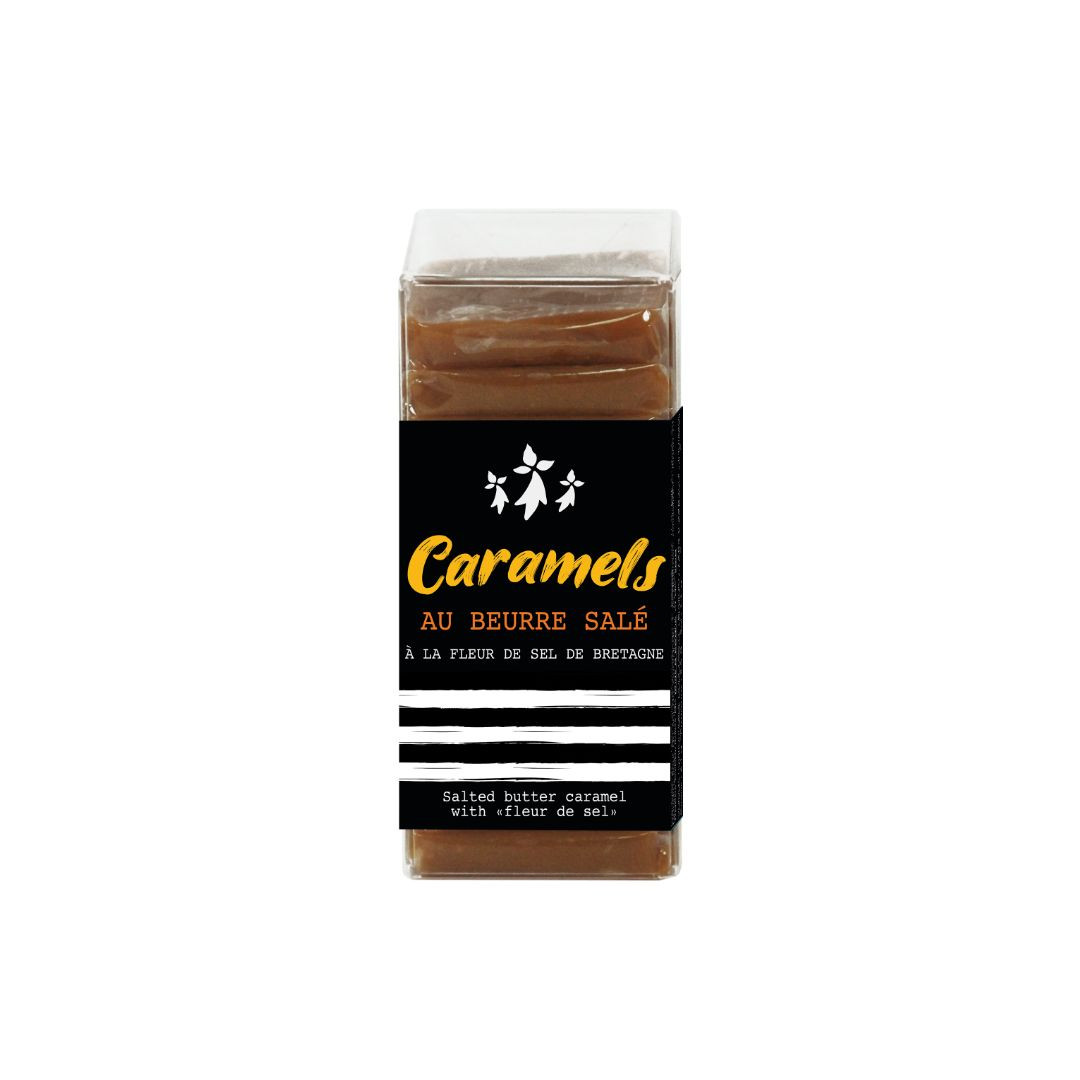 Achat Tubo drapeau breton bouchées au caramel au beurre salé et à la fleur de sel de Bretagne en ligne 1 