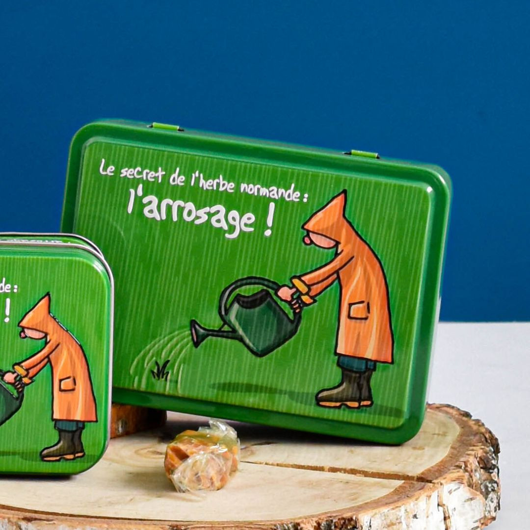 Achat Boîte demi sucrette "L'arrosage" HIHIHI caramels au beurre salé en ligne 3 