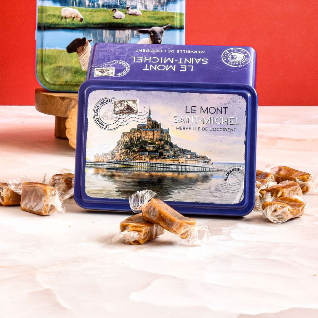 Achat Boîte sucrette Mont-Saint-Michel merveille de l'occident caramels au beurre salé fabriqué en Normandie en ligne 3 