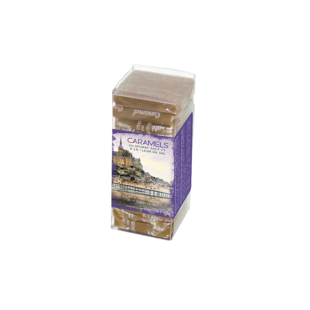 Achat Tubo Mont-Saint-Michel merveille de l'occident bouchées caramels au beurre salé et à la fleur de sel en ligne 1 