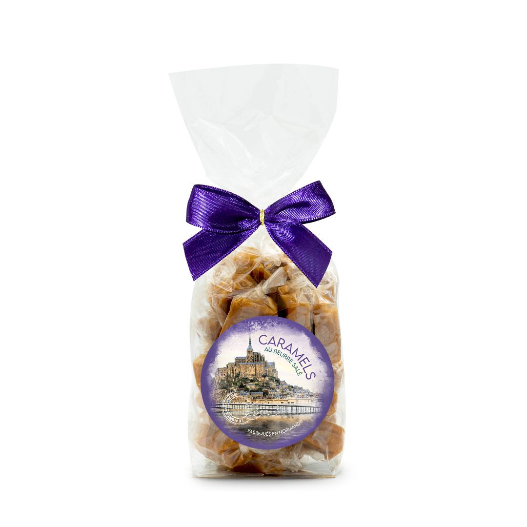 Achat Sachet Mont-Saint-Michel merveille de l'occident caramels au beurre salé fabriqué en Normandie en ligne 1 