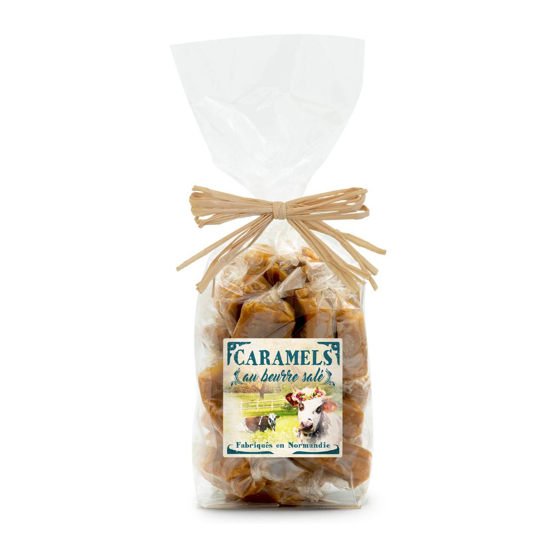 Achat Sachet Normandie vintage caramels au beurre salé fabriqués en Normandie en ligne 1 