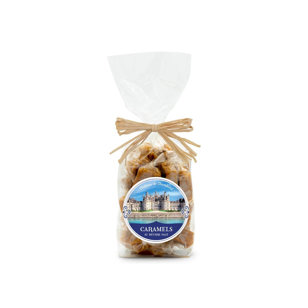 Achat Sachet château de Chambord caramels au beurre salé et à la fleur de sel Guérande en ligne 1 