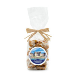 Grand sachet château de Chambord caramels au beurre salé et à la fleur de sel Guérande