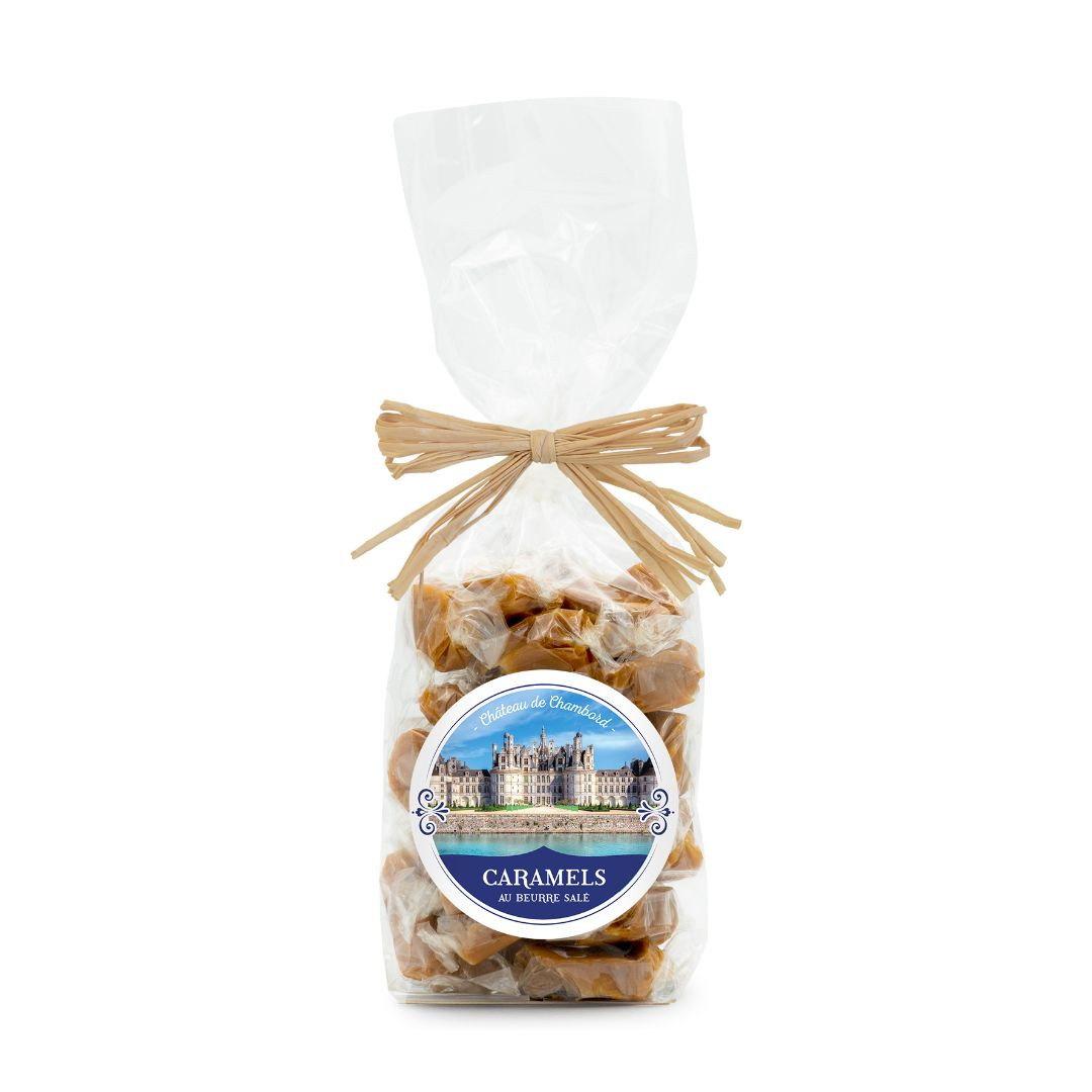 Achat Grand sachet château de Chambord caramels au beurre salé et à la fleur de sel Guérande en ligne 1 