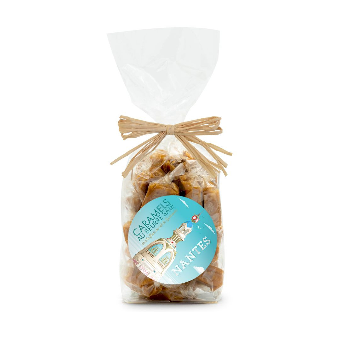 Achat Sachet impression Nantes tour LU caramels au beurre salé et à la fleur de sel de Guérande en ligne 1 