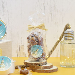 Sachet impression Nantes tour LU caramels au beurre salé et à la fleur de sel de Guérande