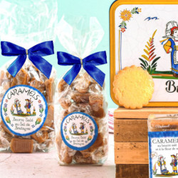 Petit sachet faïence caramels au beurre salé et à la fleur de sel de Bretagne