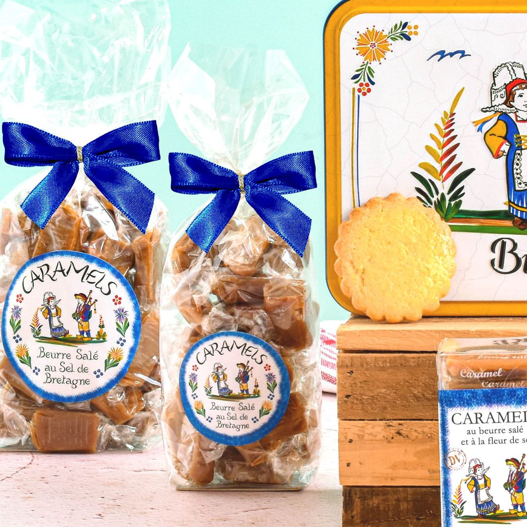 Achat Petit sachet faïence caramels au beurre salé et à la fleur de sel de Bretagne en ligne 3 