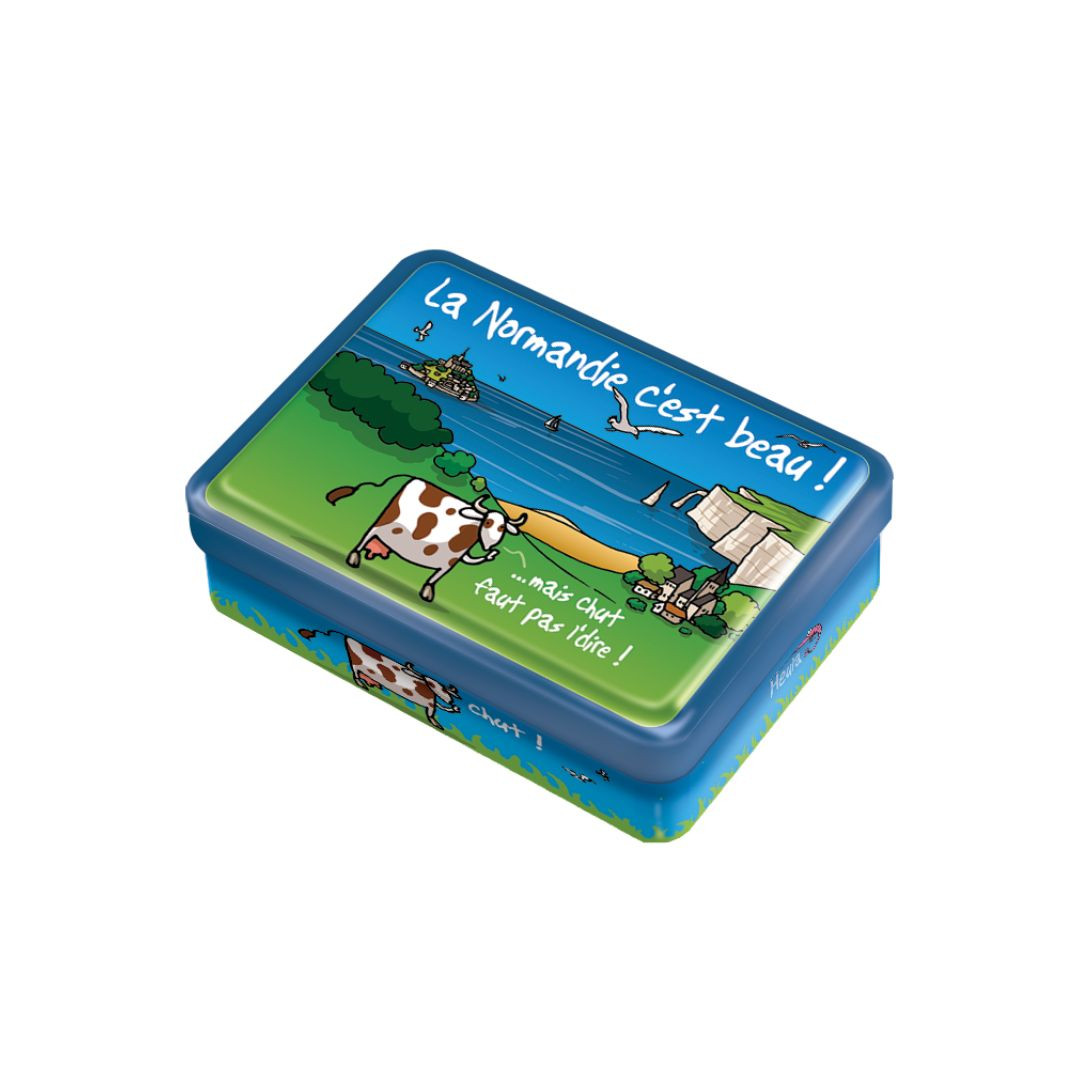 Achat Boîte demi sucrette "la Normandie, c'est beau" HIHIHI caramels au beurre salé en ligne 1 
