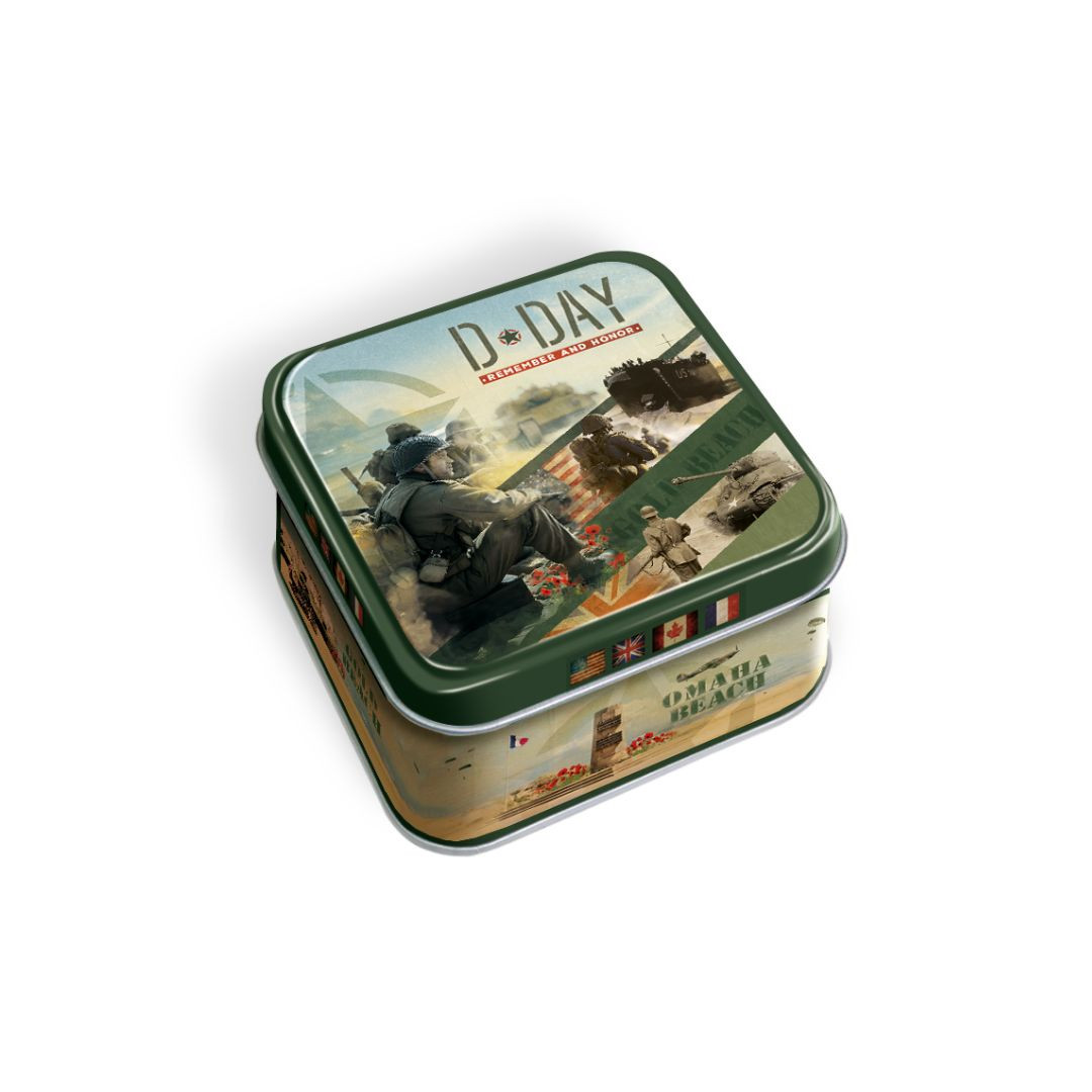 Achat Boîte mini carrée D-DAY remember caramels au beurre salé fabriqués en Normandie en ligne 1 