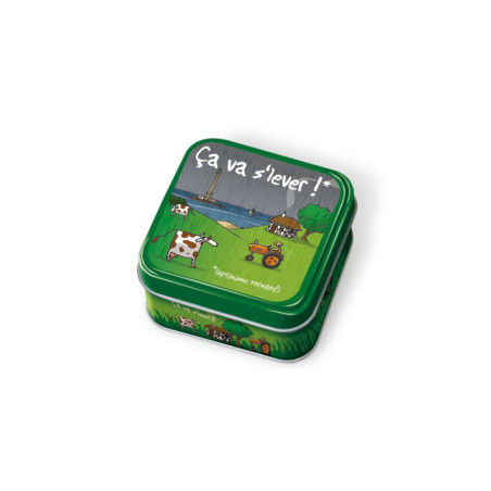 Boite savon "Ca va s'lever" Heula HIHIHI caramel au beurre salé
