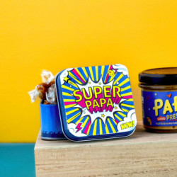 Boîte savon Super Papa caramels au beurre salé et à la fleur de sel
