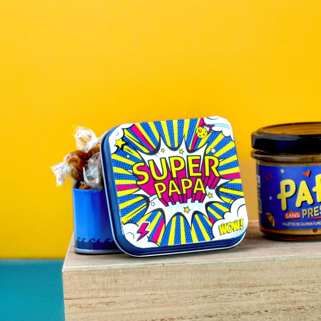 Achat Boîte savon Super Papa caramels au beurre salé et à la fleur de sel en ligne 3 