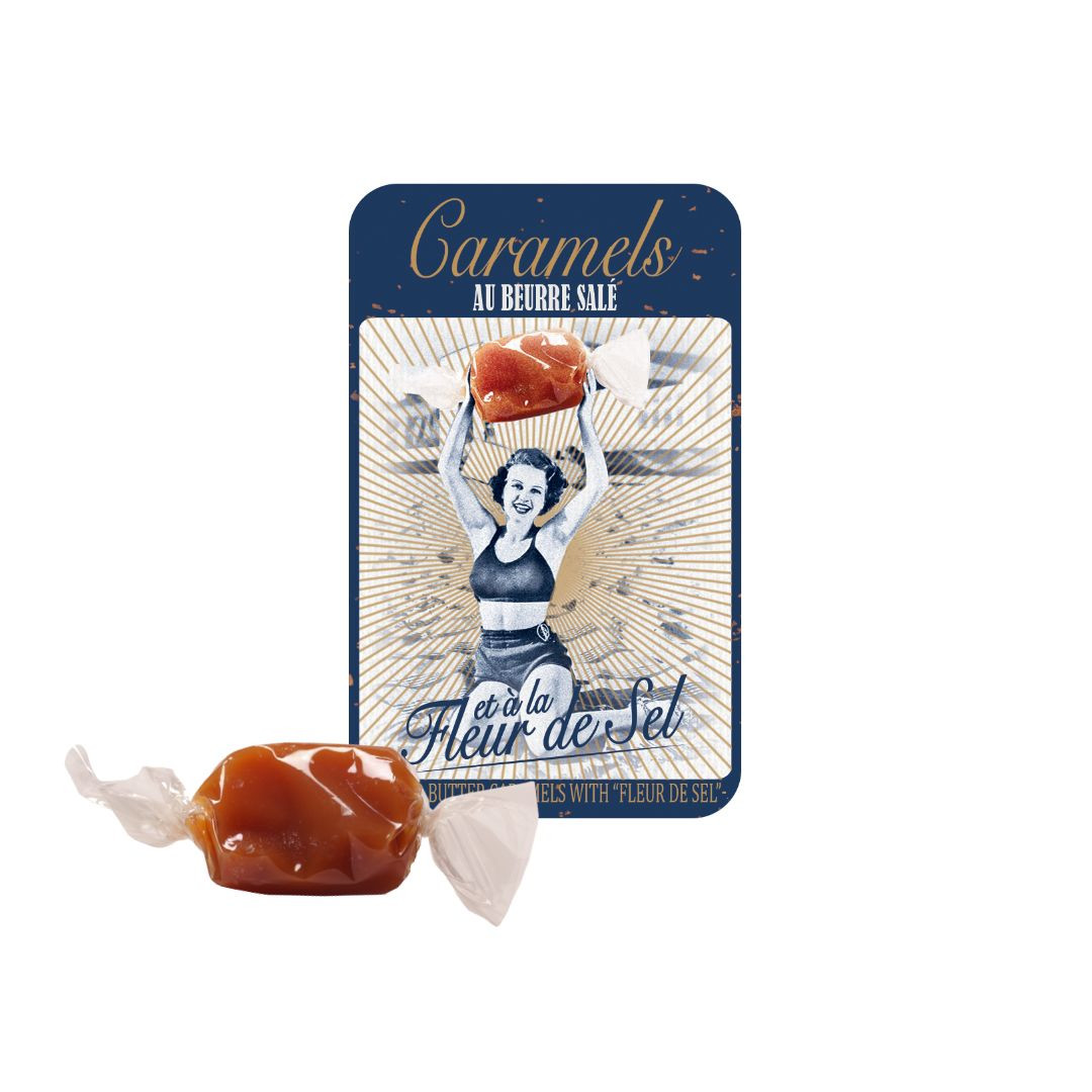 Achat Vrac Caramels au beurre salé et à la fleur de sel de Guérande + étiquette petite fleur de sel en ligne 1 