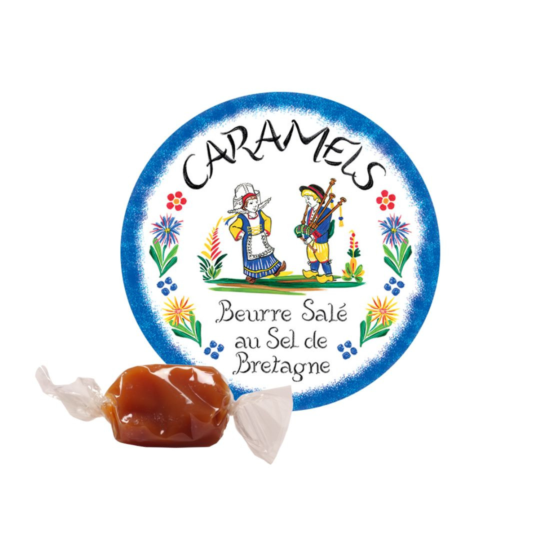 Achat Vrac Caramels au beurre salé et à la fleur de sel de Guérande + étiquette faïence en ligne 1 