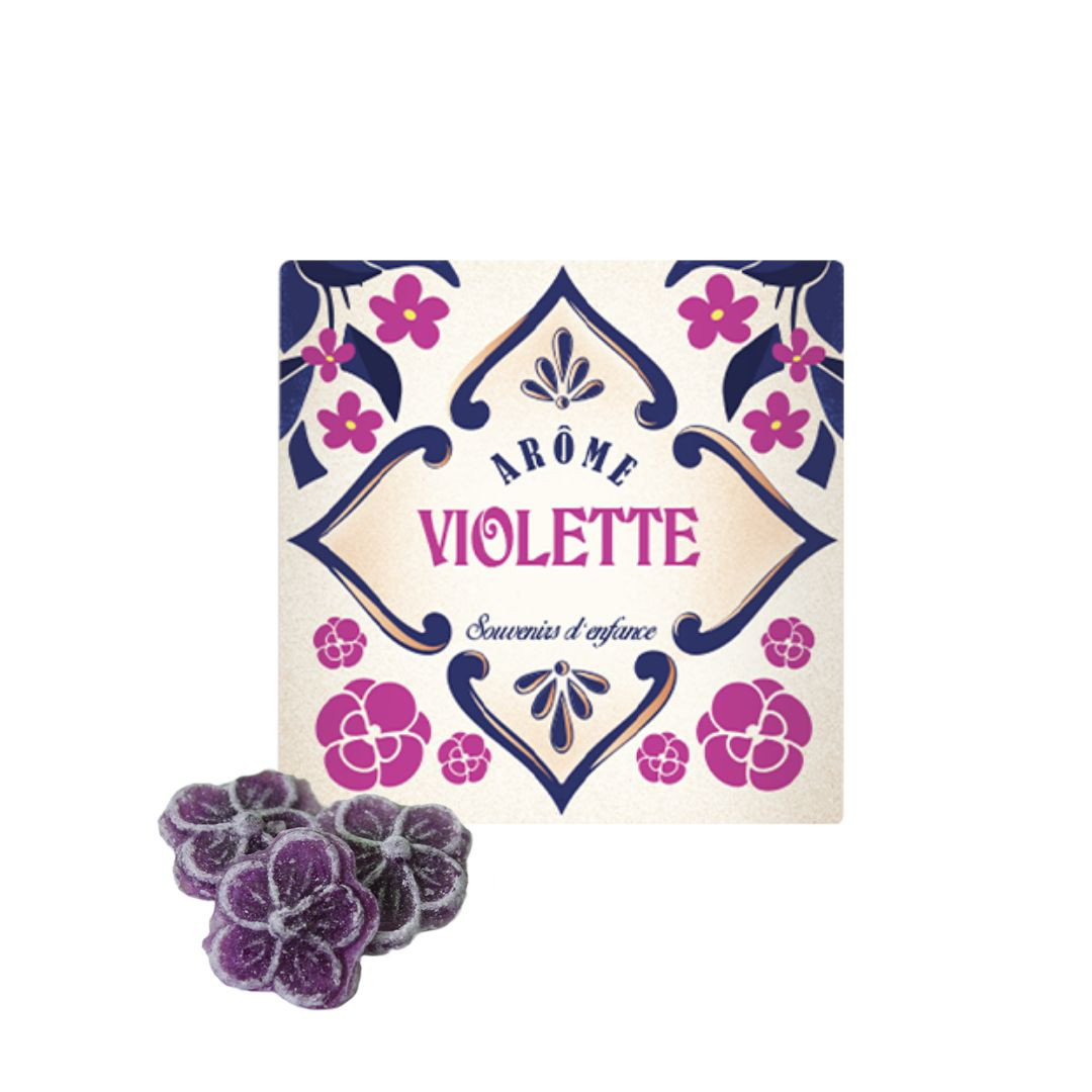 Achat Vrac Violettes + étiquette visuelle en ligne 1 