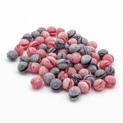 Boîte cœur bonbons sucre cuit myrtille / framboise